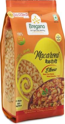 BREGANO Macaroni (400 G) - Made from Durum Semolina Macaroni Pasta ...