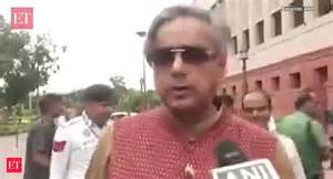 Shashi Tharoor reacts to Amit Shah's bill: Remove tainted leaders ...