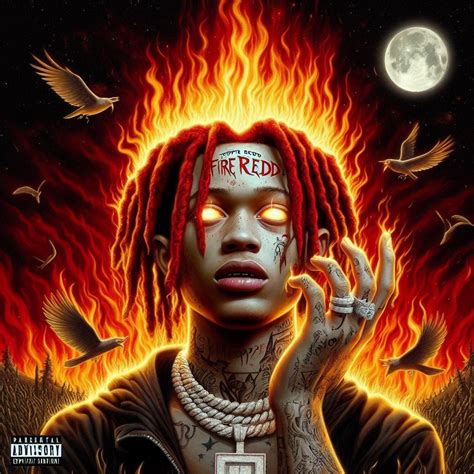 ai generated trippie redd album covers witch one your fav? (they don't ...