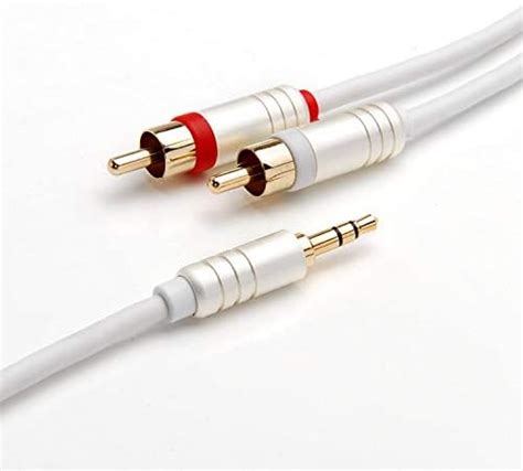 Amazon.in: Buy amazon basics 3.5Mm To 2-Male Rca Adapter Cable - 4 Feet ...