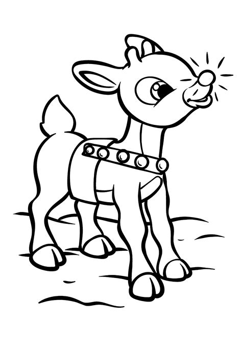 Rudolph Christmas Coloring