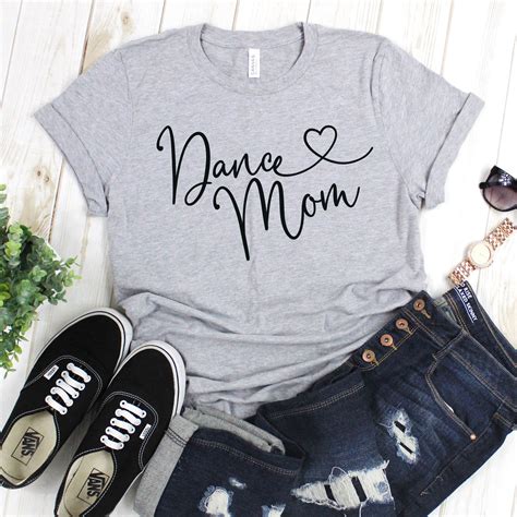 Dance Mom T-shirt Graphic Tees for Women Mom Shirt T | Etsy