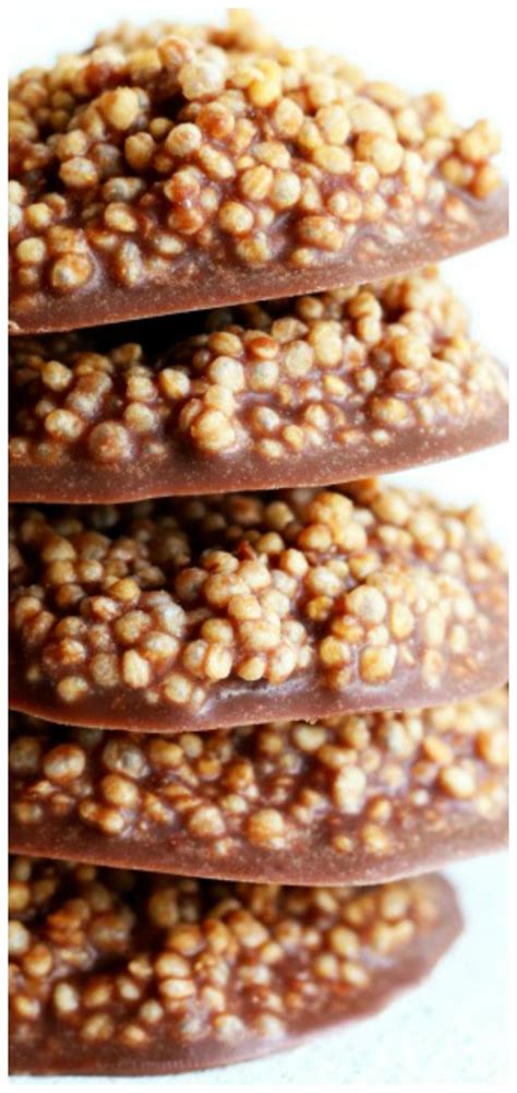 5-Minute Crunchy Chocolate Quinoa Crisps | Recipe | Healthy baking ...