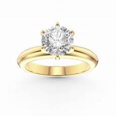 Gold Engagement Rings by Unity 1ct Gh Si Classic Solitaire 18ct Yellow Gold Gold Engagement Rings