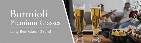 Bormioli Tall Glass - 385 ML - Set of 6 – Wonderchef India