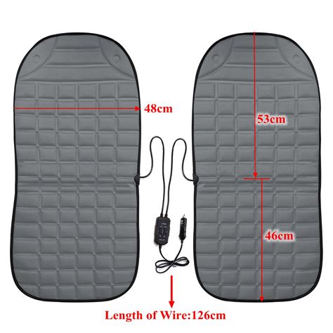 Electric Heated Car Double Seat Cover Heated Cushi... – Grandado