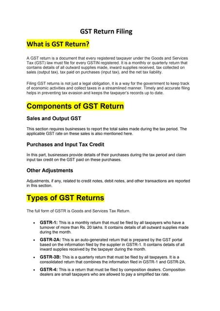 GST Return Tutorial 的图像结果