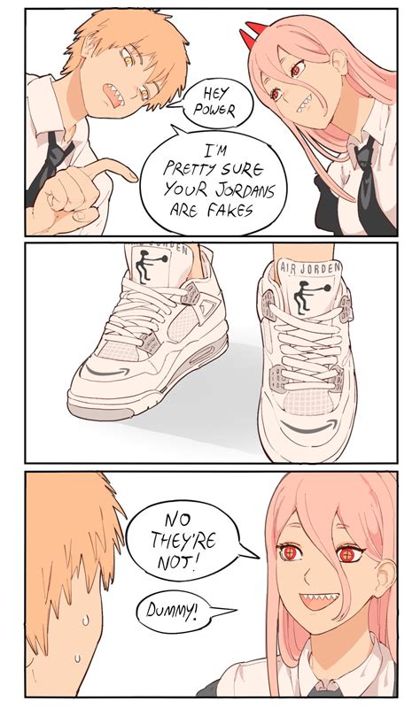 power and denji (chainsaw man and 1 more) drawn by giganticbuddha ...