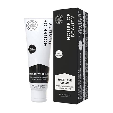 HOUSE OF BEAUTY Under Eye Cream with Juven-Eye Peptide, Hyaluronic Acid ...
