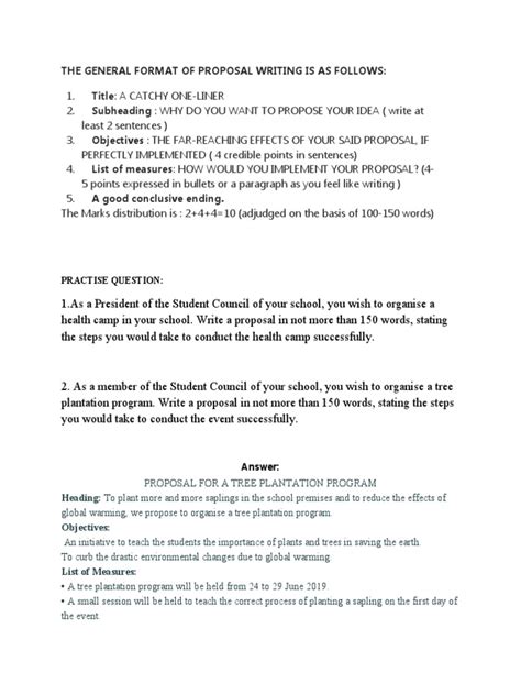 Image result for Proposal Writing Format