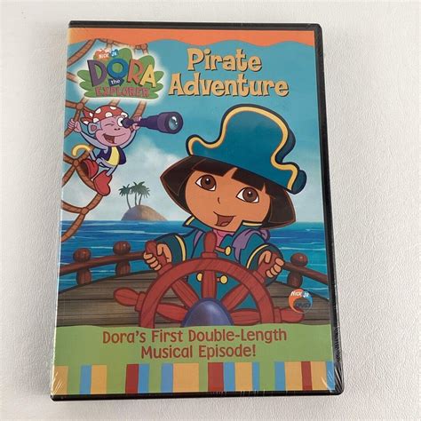 Dora the Explorer DVD Pirate Adventure Musical Episode Vintage New ...