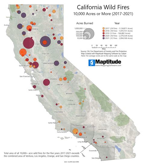 Map Of California Forest Fires