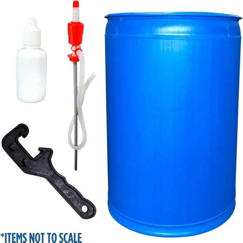 Water Treatment And Storage Kit, 55-Gallon Water Barrel,Liquid Water ...