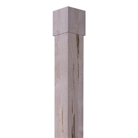 Ornamental Mouldings 5.6875-in L x 8.66-ft H Unfinished Maple Faux wood ...