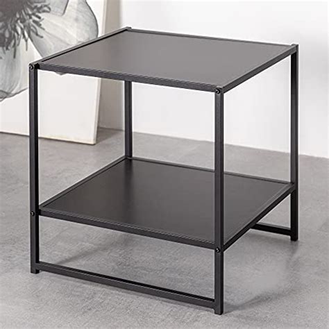 The Craft House End Table, 20 Inch Square Side Table Modern Night Stand ...