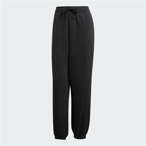 adidas ALL SZN Fleece Loose Pants - Black | Free Shipping with adiClub