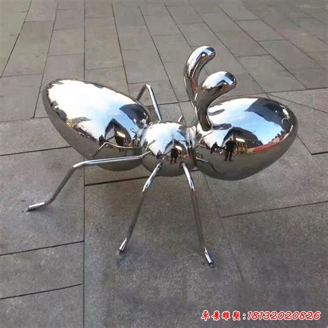 不锈钢城市镜面蚂蚁雕塑 - 卓景雕塑公司