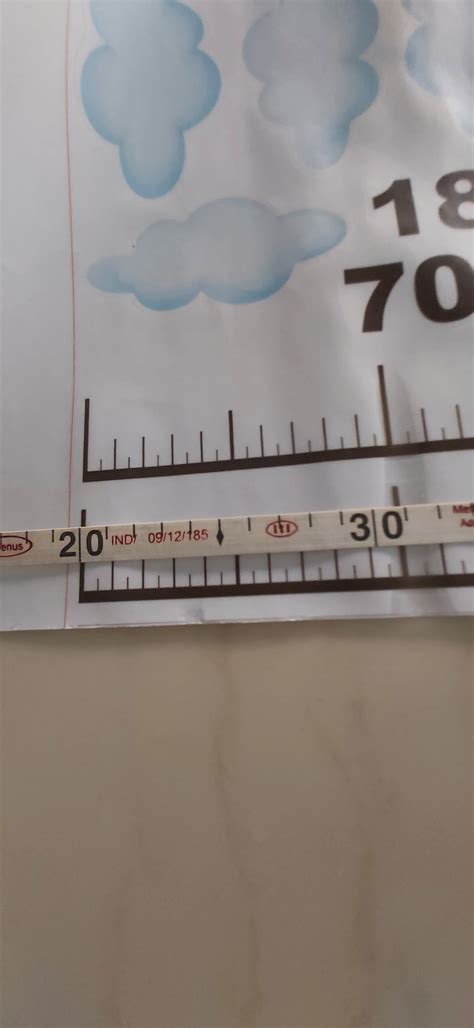 StickMe Height Measuring Chart Panda Theme Wall Sticker for Kids - Self ...