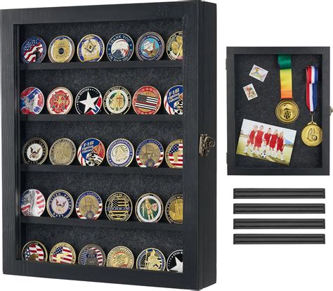 Amazon.com - Large Challenge Coin Display Case Shadow Box Décor Gifts ...