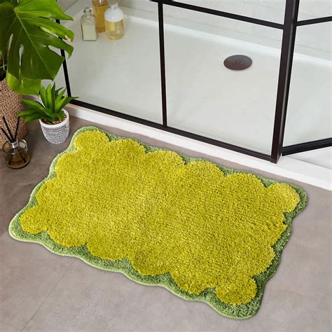 Urtlmaji Christmas Bathroom Rugs, Christmas Decorations Scalloped Joy ...