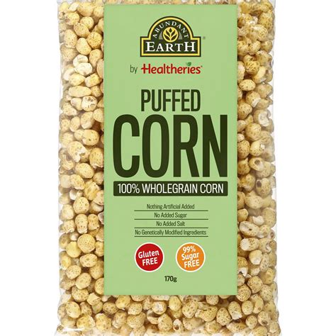 Abundant Earth Cereal Puffed Corn 170g | Woolworths