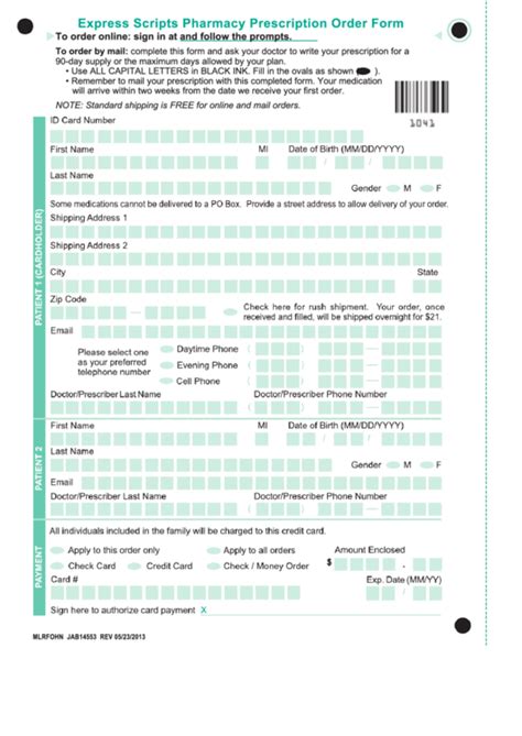 Express Scripts Mail Order Form 的图像结果