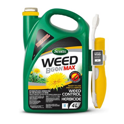 Scotts Weed B Gon MAX Ready-to-Use Weed Control with Wand Applicator ...