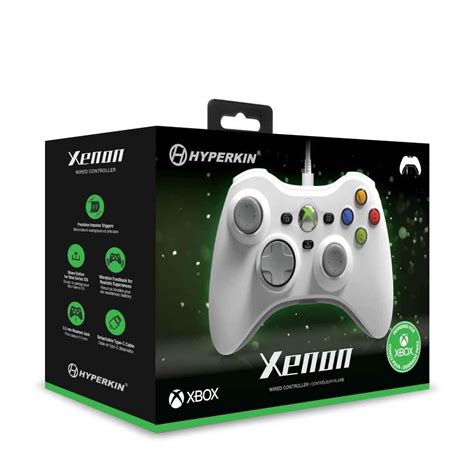 Hyperkin Xenon Wired Controller - White - Officially licensed Xbox 360 ...