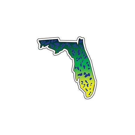 Buy Florida Mahi Mahi Sticker Decal Online | Ubuy India