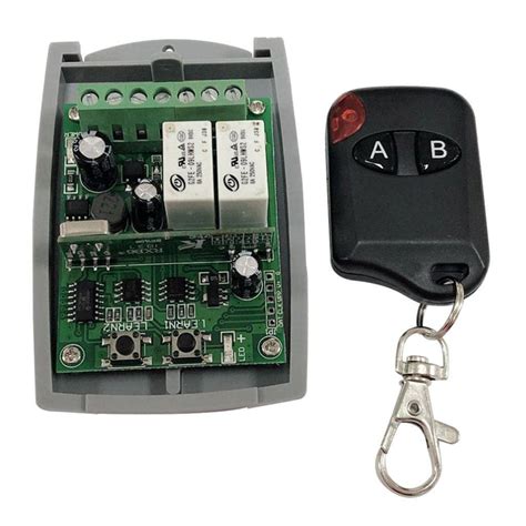 DC12V-48V Forward and Reverse Switch+Cat Eye Two-key Remote Controller ...