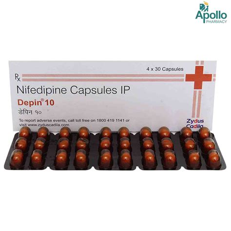 Depin 10 Capsule 30's Price, Uses, Side Effects, Composition - Apollo ...