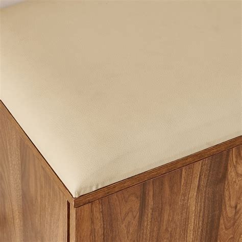Buy Addison 12 Pair Shoe Cabinet with Cushion Seat - Walnut from Home ...