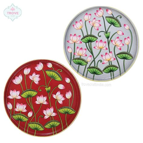 Pichwai Plates – Trove Craft India