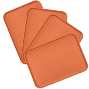 Buy Amillee Small Wheat Straw Tray Set, Unbreakable Lightweight Dinner ...