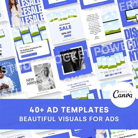 40+ Blue Facebook Ads Templates & Social Media Ads Templates | Editable ...