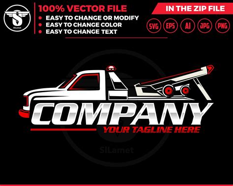 Towing Truck Logo, Towing Logo Template, Towing Chain Svg, Tow Truck 18 Wheeler, Tow Truck Logo ...
