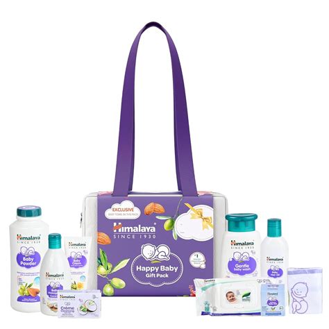 Himalaya Happy Baby Gift Pack with Maternity Bag - Pack of 10 with Free ...
