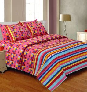 SALONA BICHONA 104 TC Cotton Double Abstract Flat Bedsheet - Buy SALONA ...