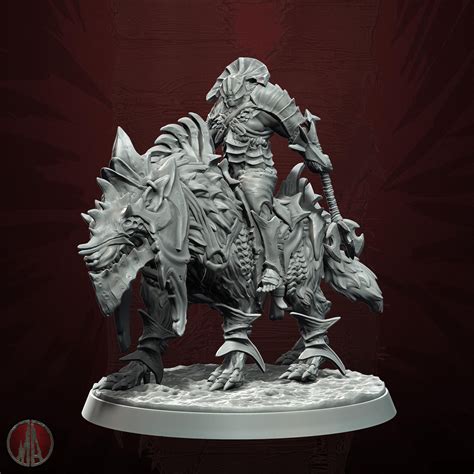 3D printed Orc Dire Wolf Riders by Monolith Arts – Last Hope Miniatures