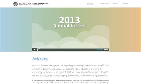 Retooling for a Mobile-first Apollo Education Group 2013 CSR Report – JoshMcCarty.com