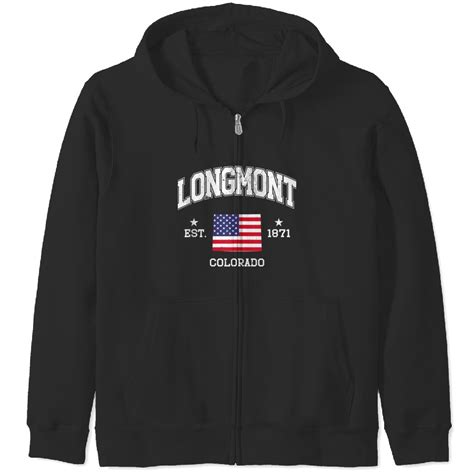 Vintage Longmont Colorado Co Throwback Athletic Usa Flag Gifts Zip ...