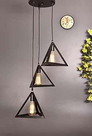 Buy Tu Casa HG-37 3 Level Triangle Metal Pendant Light Iron Holder Type ...