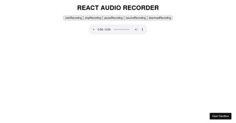 Audio Record Using React JavaScript 的图像结果