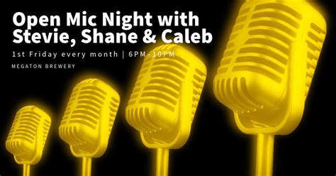 First Friday of the Month Open Mic Night, 808 Russell Palmer Rd ...