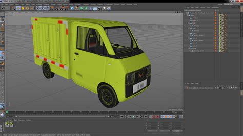 3D Wuling E10 Mini Truck Green Color model | 3D Molier International
