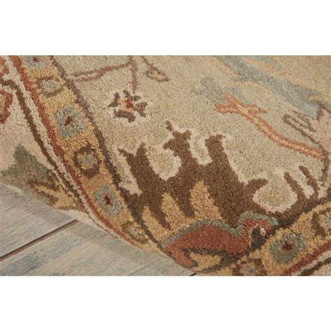 Buy India House Earth Treasures Sage 5 ft. x 8 ft. Persian Traditional ...