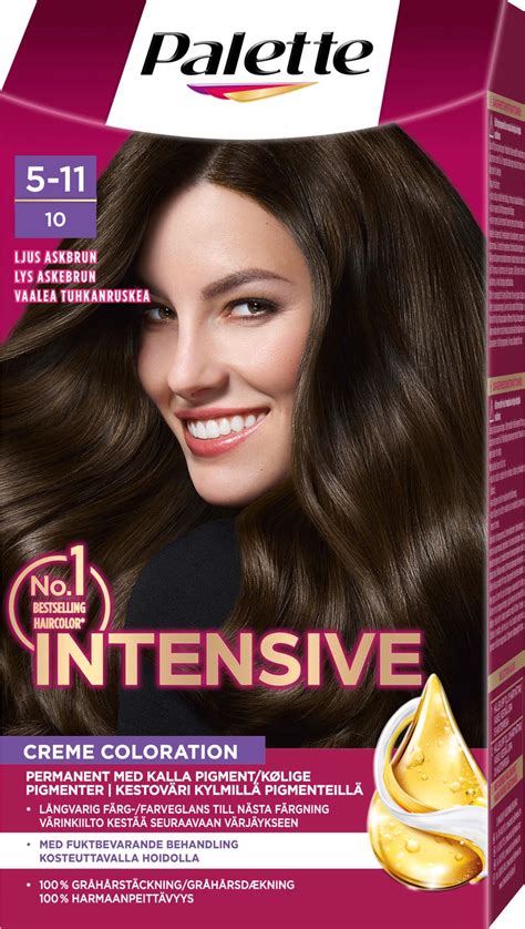 Schwarzkopf Palette Intensive Creme Coloration 5-11 Light Ash Brown ...