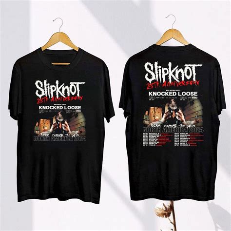 Slipknot Here Comes The Pain 25th Anniversary Tour 2024 Shirt, Slipknot ...