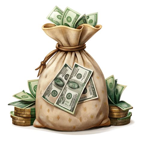 Sack Of Money Clip Art PNG, Vector, PSD, and Clipart With Transparent ...