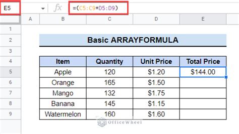 Image result for Array Formula Function